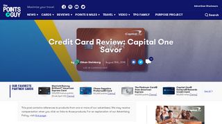 Capital One Savor Review - The Points Guy