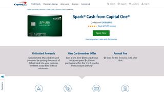 Spark Cash for Business | Capital One