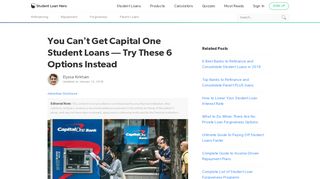6 Top Alternatives to Capital One Student Loans | Student Loan Hero