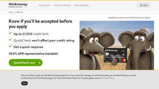 Credit Cards for Bad Credit | thinkmoney
