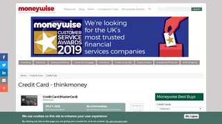 Credit Card - thinkmoney | Moneywise