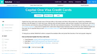 Capital One Visa Credit Card Reviews - WalletHub