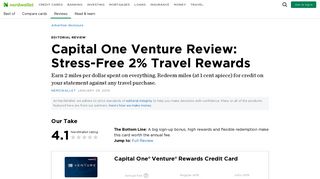 Capital One Venture Review: Stress-Free 2% Travel Rewards ...