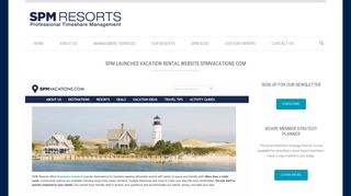 SPM Launches Vacation Rental Website SPMvacations ... - SPM Resorts