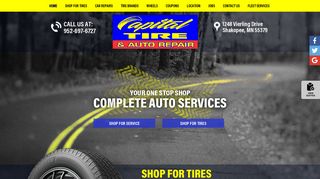 Shakopee MN Tires Brakes Eden Prairie | Capital Tire & Car Repair