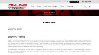 Capitol Tires | Browse Tire Deals | OnlineTires.com