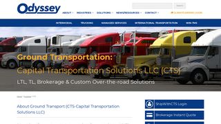 Capital Transportation Solutions - Odyssey Logistics & Technology