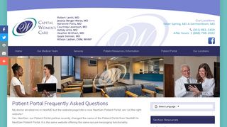 Patient Portal Frequently Asked Questions | Capital Women's Care ...
