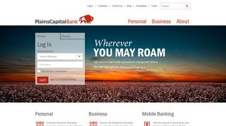 PlainsCapital Bank: Homepage