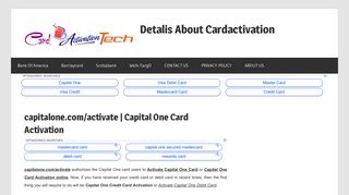 [capitalone.com/activate] Capital One Credit Card Activation | Activate ...