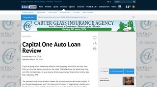 Capital One Auto Loan Review :: WRAL.com