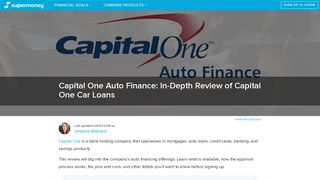 Capital One Auto Finance: In-Depth Review of Capital One Car Loans ...
