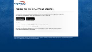Capital One Online Account Services