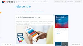 Cellphone Banking App Tutorials | Help Centre | Capitec Bank