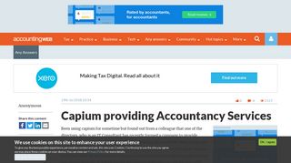 Capium providing Accountancy Services | AccountingWEB