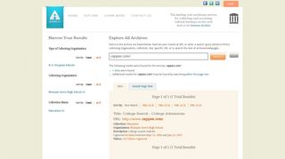 Cappex.com - Archive-It - Explore Archived Content