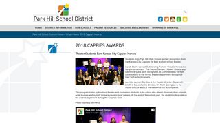 2018 Cappies Awards - Park Hill School District