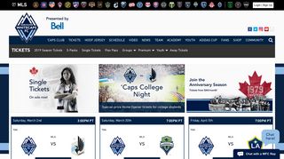 OFFICIAL Tickets | Vancouver Whitecaps FC