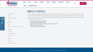 About CAPSLO