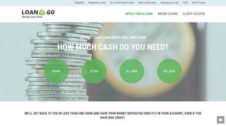 Loan & Go: Instant & Fast Cash Loans with No Credit Check