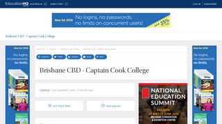 Brisbane CBD - Captain Cook College - EducationHQ