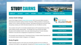 James Cook College | Study Cairns - live, study & work in Cairns ...