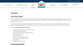 Captain D's - Your Seafood Restaurant | Careers