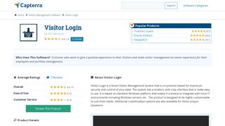 Visitor Login Reviews and Pricing - 2019 - Capterra