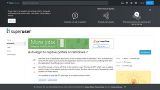 Auto-login to captive portals on Windows 7 - Super User