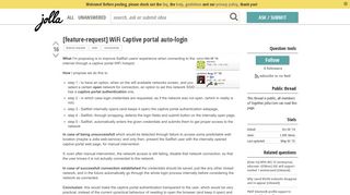[feature-request] WiFi Captive portal auto-login - together.jolla.com
