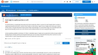 Auto login to captive portals on wifi : Windows10 - Reddit