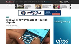 Free Wi-Fi now available at Houston airports - Click2Houston