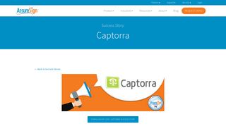 AssureSign Connect Partner: Captorra