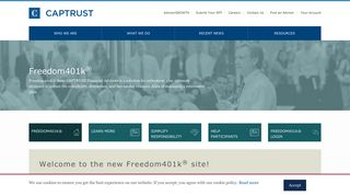 Freedom401k® | CAPTRUST Financial Advisors