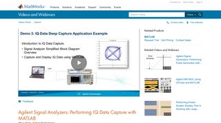 Agilent Signal Analyzers: Performing IQ Data Capture with MATLAB ...