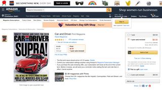 Car and Driver: Amazon.com: Magazines