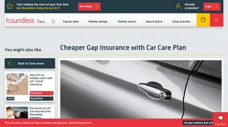 Cheaper Gap Insurance with Car Care Plan | Boundless CSMA