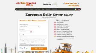 CarHireExcess.ie: Car Hire Excess Insurance from €0.14/day