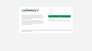 CarHistory | Login - VedaAuto
