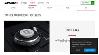 CarLock Tag Bluetooth Accessory - CarLock