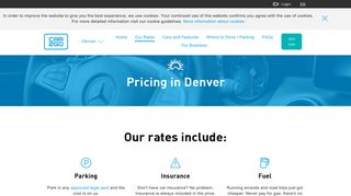 Rates and Packages | car2go Denver