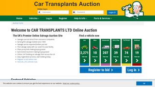 Welcome to CAR TRANSPLANTS LTD - UK's Premier Online Salvage ...