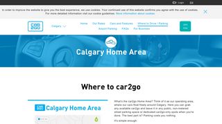 Find a car near you | car2go Calgary Home Area