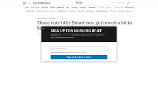 Those cute little Smart cars get towed a lot in Seattle; here's why | The ...