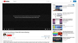 Tutorial Cara Aktivasi mToken BRI Internet Banking - YouTube