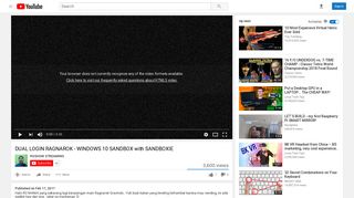 DUAL LOGIN RAGNAROK - WINDOWS 10 SANDBOX with ... - YouTube