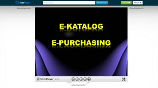 E-KATALOG E-PURCHASING. - ppt download - SlidePlayer.info