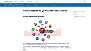 How to sign in to your Microsoft account - Microsoft Support