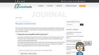 Mengatur website Anda | Rumahweb's News, Article, and Tutorial of ...