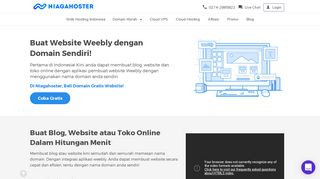 Membuat Blog dan Website Gratis Weebly - Niagahoster